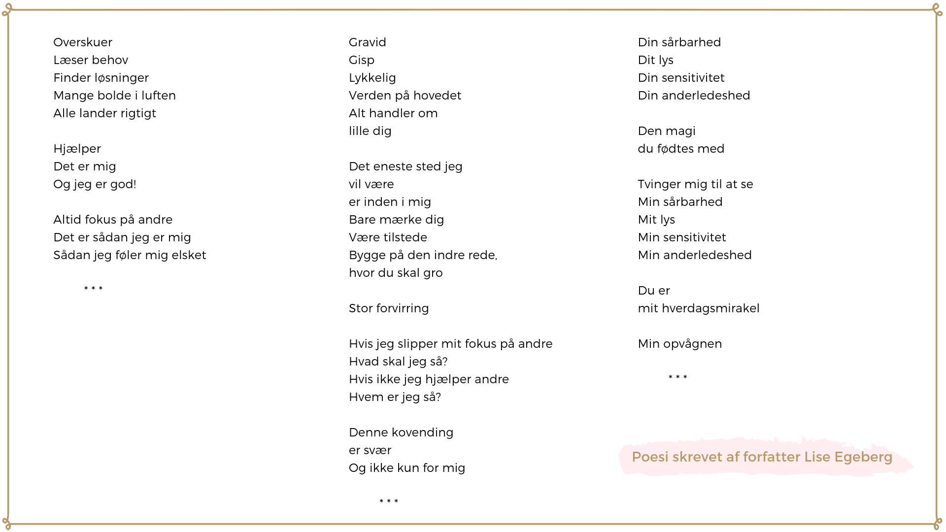Min rejse som mor