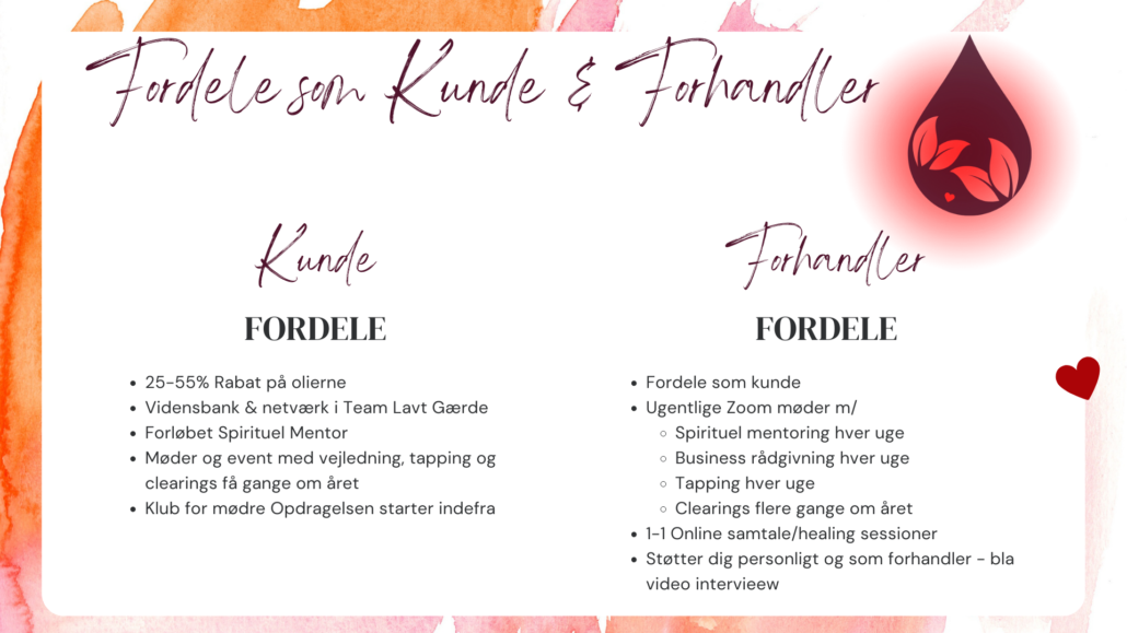 Essentielle olier fordele som kunde og forhandler Marianne Thyboe